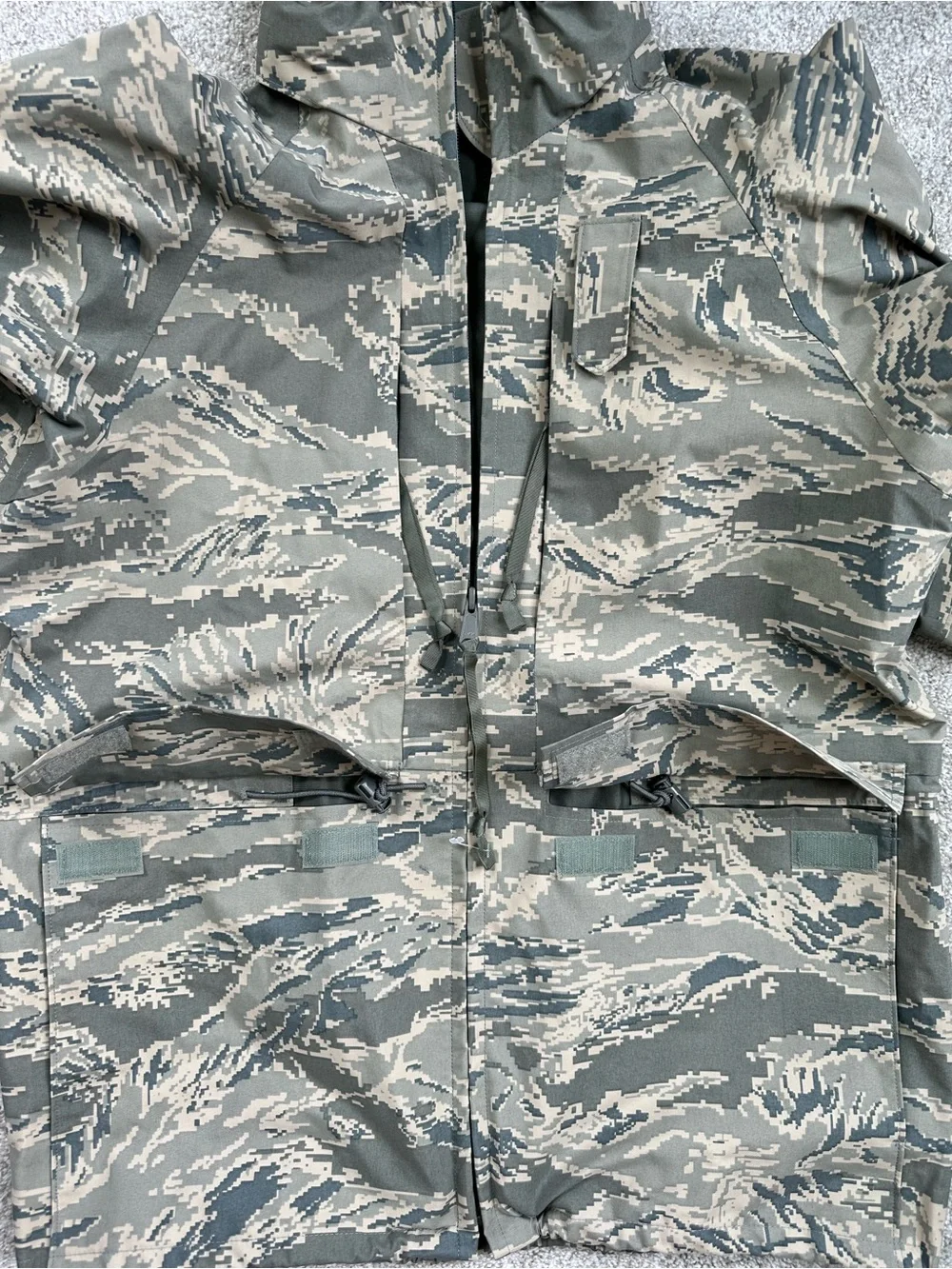 PROPPER APECS All-Purpose Environmental Camouflage Parka Jacket Medium Long NWOT